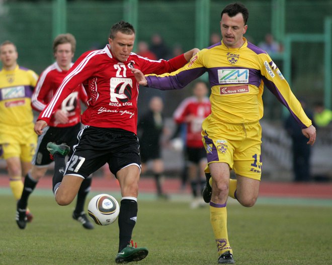 Suad Fileković (desno) je najboljša nogometna leta preživel v Mariboru, ki je tudi po koncu kariere njegov dom. FOTO: Roman Šipić
