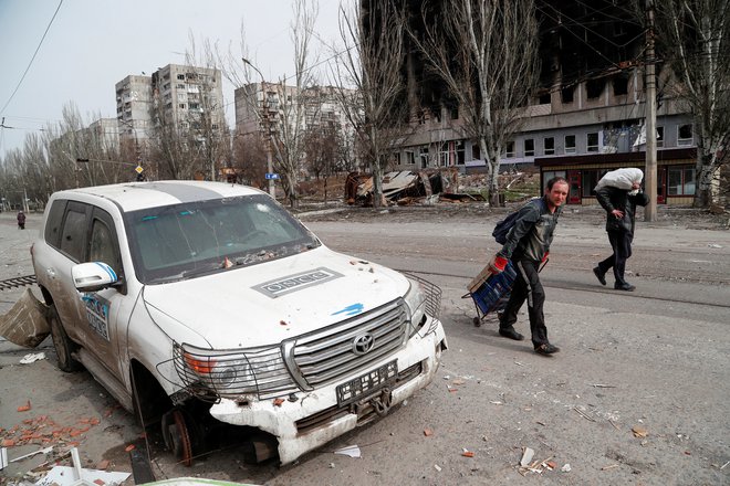 Ovse zaključuje opazovalno misijo v Ukrajini, ker je Rusija vložila veto na njeno podaljšanje. FOTO: Alexander Ermochenko/Reuters
