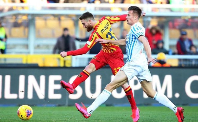 Žan Majer je zagotovil južnjakom sezono med italijansko elito. FOTO: Lecce
