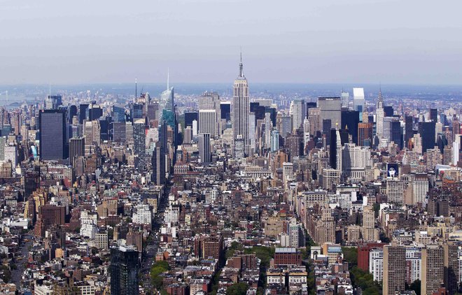 Pogled na spomladanski Manhattan ustavi čas. FOTO: Lucas Jackson/ Reuters
