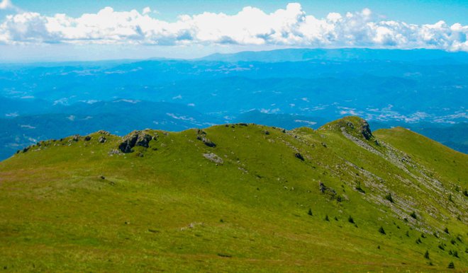 Pogled na Kosovo z Nebeške stolice FOTO: Aleš Nosan
