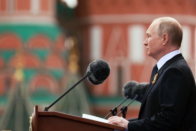 Vladimir Putin: To je bila pravočasna in edina pravilna odločitev. FOTO: Mikhail Metzel/AFP
