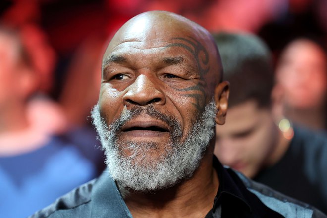 Mike Tyson je izgubil živce, vendar za to ne bo odgovarjal. FOTO: Al Bello/AFP
