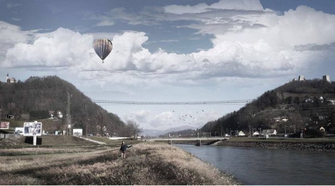 Župan Bojan Šrot je že aprila napovedal, da če bo občina dobila sredstva države, bi lahko most odprli sredi prihodnjega leta. Sredstva zdaj so odobrena. FOTO: Aarhiv MOC
