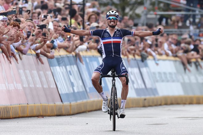 Julian Alaphilippe odšteva dneve do vrnitve na kolesarske dirke. FOTO: Kenzo Tribouillard/AFP
