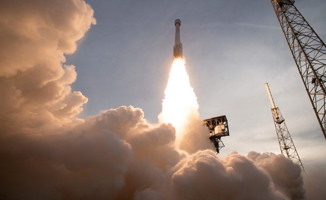 Atlas 5 je vzletel s Floride. FOTO:&nbsp;Joel Kowsky/Nasa/AFP
