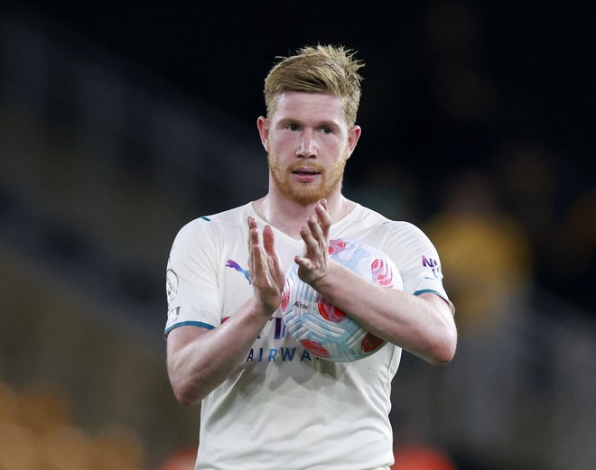 Kevin De Bruyne vsako sezono na Otoku izkazuje svojo kakovost. FOTO: Peter Cziborra/Reuters
