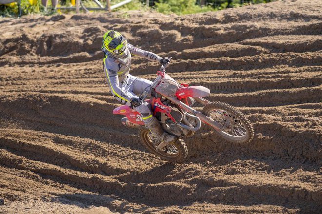 Tim Gajser je imel veliko težav na Sardiniji. FOTO: Honda Racing
