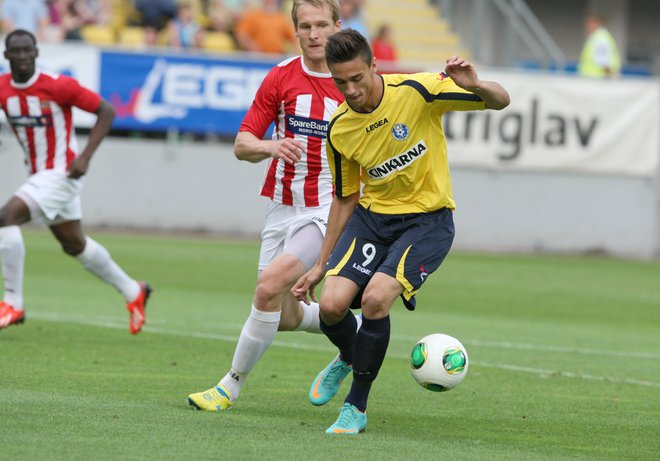 Gregor Bajde si bo ponovno nadel celjski dres. FOTO: Tadej Regent
