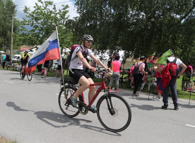 Nov cilj za kolesarske romarje bo junijska dirka po Sloveniji. FOTO: Dejan Javornik
