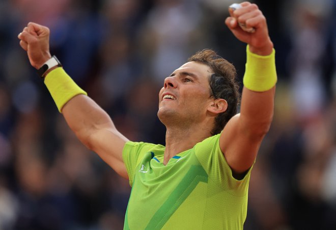 Rafael Nadal je odbil napad Argentinca. FOTO: Pascal Rossignol/Reuters
