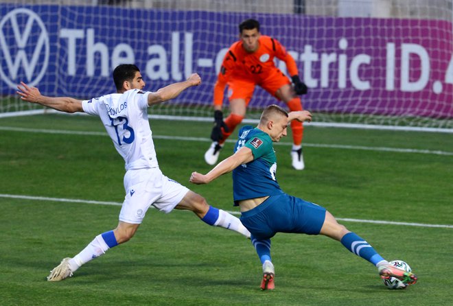 Blaž Kramer obljublja, da bo dal vse od sebe. FOTO: Sakis Savvides/AFP
