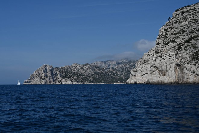 Vhod v jamo Cosquer leži v slikovitem narodnem parku Calanques v bližini Marseilla. FOTO: Christophe Simon/AFP
