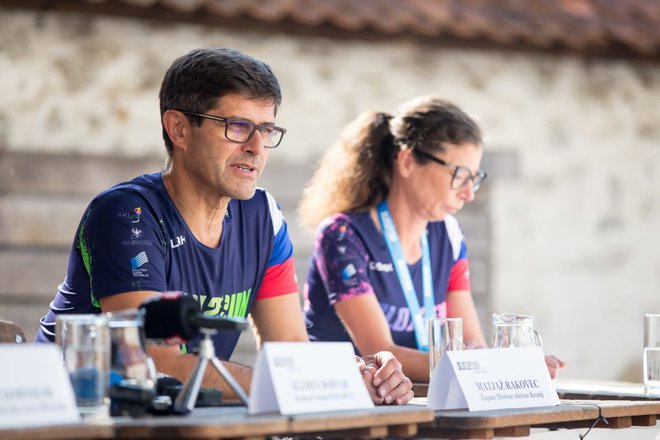 Župam Mestne občine Kranj in Maja Rigač. FOTO: Matej Kastelic
