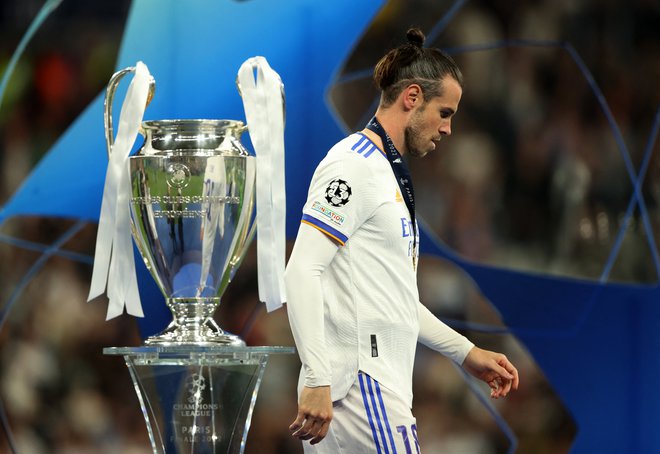 Gareth Bale se od madridskega Reala poslavlja kot eden od velikanov kluba. Osvojil je 19 lovorik in kar pet v ligi prvakov. FOTO: Molly Darlington/Reuters
