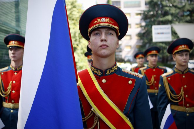 Gardisti ruske vojske. FOTO: Uroš Hočevar
