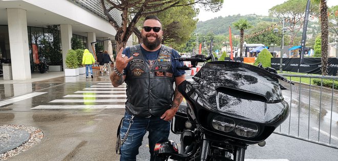 Ivan Stojišič pravi, da s harleyjem kupiš veliko več kot samo motocikel. FOTO: Boris Šuligoj
