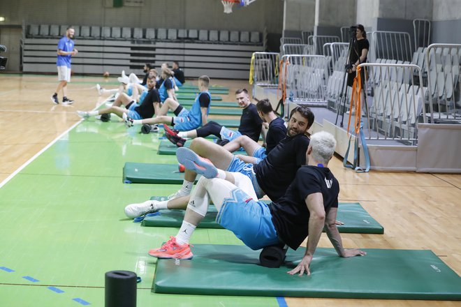 Slovenski košarkarji se zavedajo, da so pred njimi zelo pomembni meseci. FOTO: Leon Vidic/Delo
