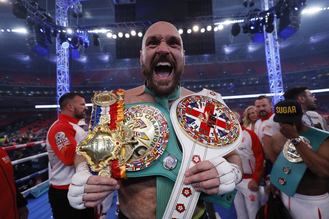 Tyson Fury očitno še ni rekel zadnje. FOTO: Andrew Couldridge/Reuters
