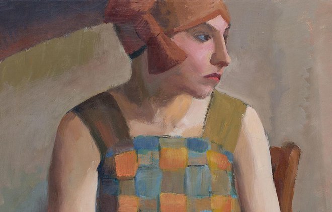 Njeno najbolj poznano delo je Dekle v poletni obleki iz stalne zbirke Narodne galerije, odsev kubističnih osnov, ki jih je leto dni pred koncem študija v Firencah spoznala pri Andréju Lhotu v Parizu. FOTO: Arhiv Narodne galerije

