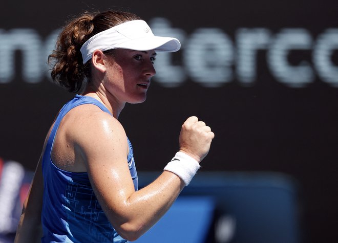 Tamara Zidanšek je uspešno štartala v turnir v Bad Homburgu. FOTO: Asanka Brendon Ratnayake/Reuters
