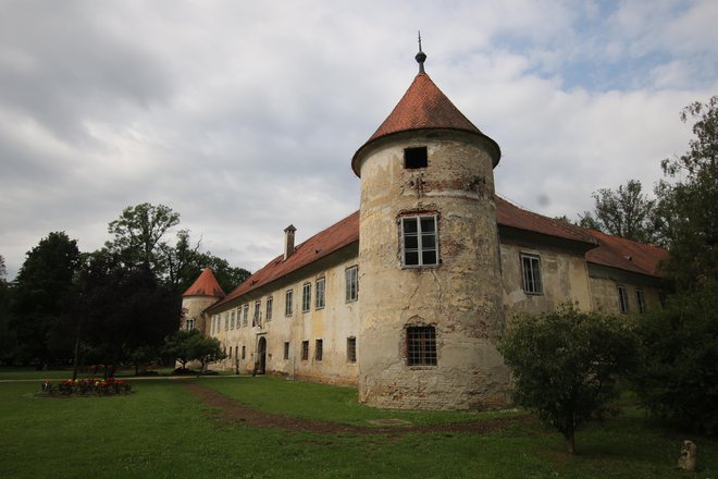 Dediči zadnje beltinske grofice Ifigenije Zichy že dobivajo nazaj zemljišča, o gradu v Beltincih ministrstvo za kulturo še ni odločilo. FOTO: Jože Pojbič
