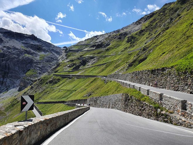 Prelaz Stelvio, obljubljeni kraj za ljubitelje kolesarjenja FOTO:&nbsp;Igor Sekne
