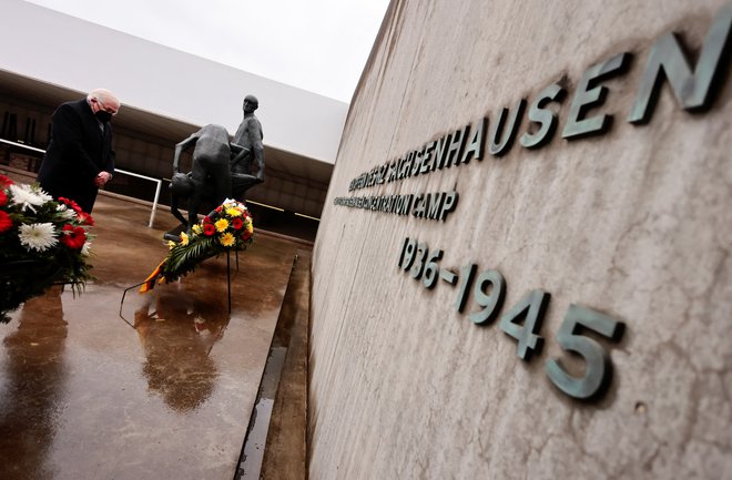 V taborišču Sachsenhausen je bilo med letoma 1936 in 1945 zaprtih več kot 200.000 ljudi.&nbsp;FOTO: Hannibal Hanschke/Reuters
