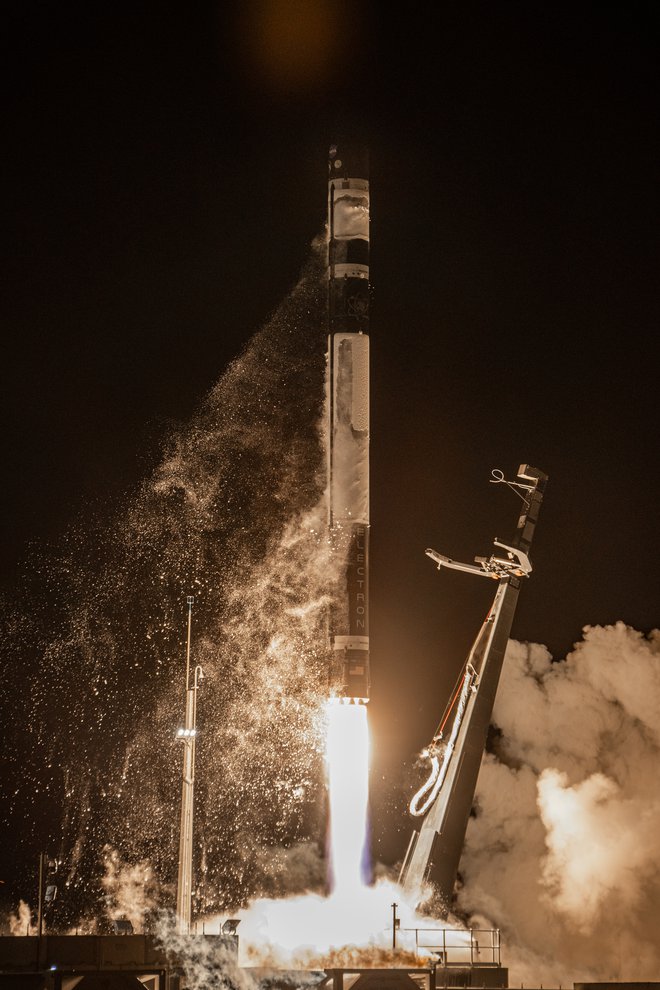 Satelit so izstrelili iz Nove Zelandije. FOTO: Rocket Lab
