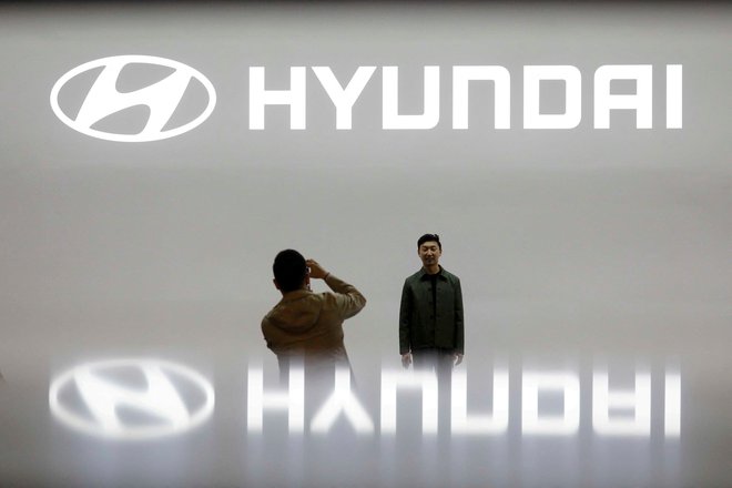 Tudi na skupino Hyundai je padel sum dizelske afere.

FOTO: Kim Hong Dži/Reuters

