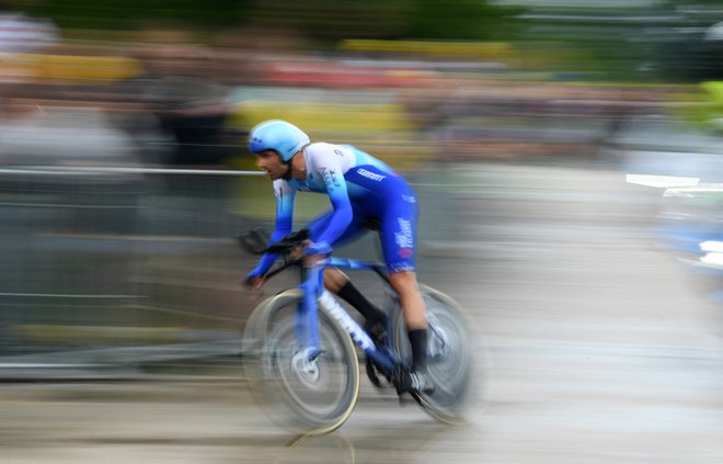 Luka Mezgec je odlično pripravljen, vendar ima v ekipi BikeExchange pred seboj dva šprinterja. FOTO: Annegret Hilse/Reuters
