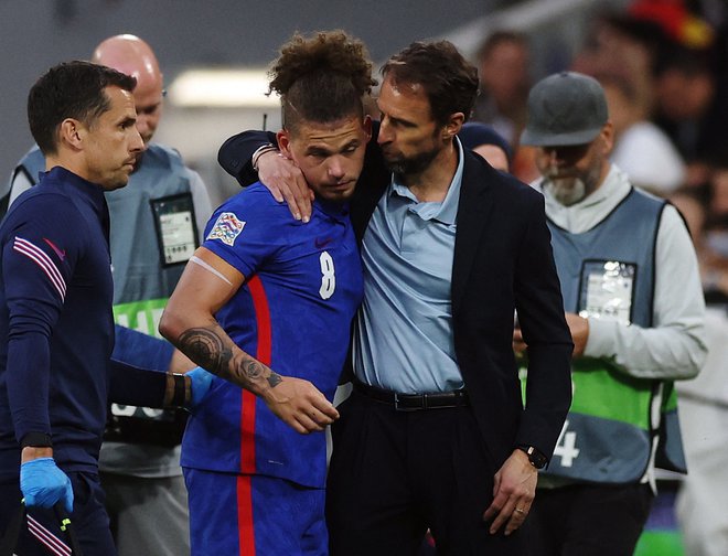 Kalvina Phillipsa bo Pep Guardiola kvečjemu še bolj izbrusil za angleško reprezentanco, ki jo bo pozno jeseni selektor Gareth Southgate vodil na mundialu v Katarju. FOTO: Lee Smith/Reuters
