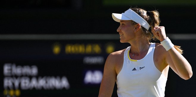 Jelena Ribakina se je prvič uvrstila v finale. FOTO:&nbsp;Sebastien Bozon/AFP
