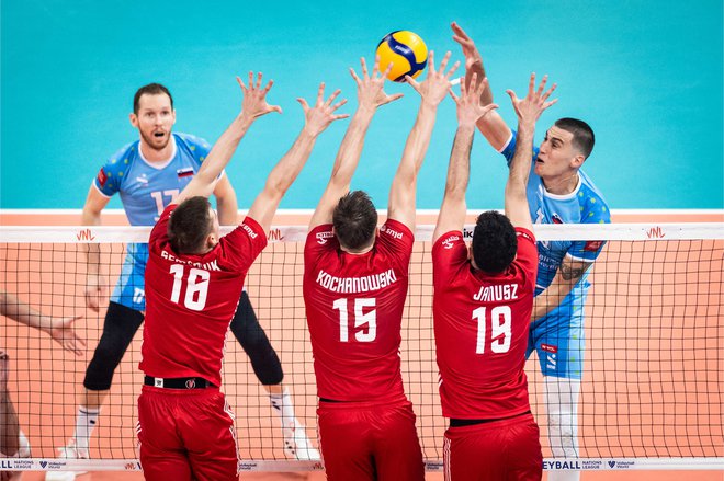 Slovenci niso bili kos Poljakom. FOTO: FIVB
