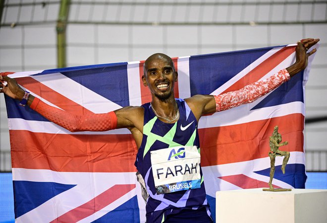 Mo Farah je neštetokrat razveselil športno Veliko Britanijo, zdaj pa ji je razkril, kdo pravzaprav sploh je.&nbsp;FOTO:&nbsp;Martin Bureau/AFP
