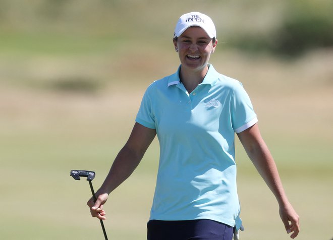 Ashleigh Barty se rada udeleži turnirjev v golfu. FOTO: Paul Childs/Reuters
