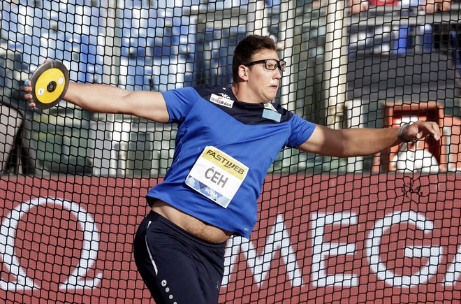 Kristjan Čeh je glavni slovenski up za kolajno. FOTO: Ciro De Luca/ Reuters
