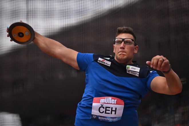 Kristjan Čeh želi s svojim orodjem popraviti slovensko zbirko odličij s SP. FOTO: Ben Stansall/AFP
