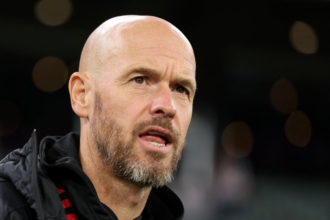 Erik ten Hag je blestel na klopi Ajaxa. FOTO: Martin Keep/AFP
