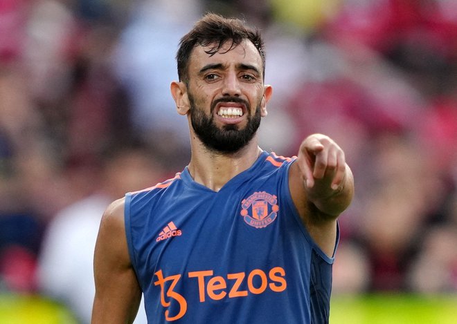 Bruno Fernandes bo spoštoval ukaze nadrejenega. FOTO: Athit Perawongmetha/Reuters
