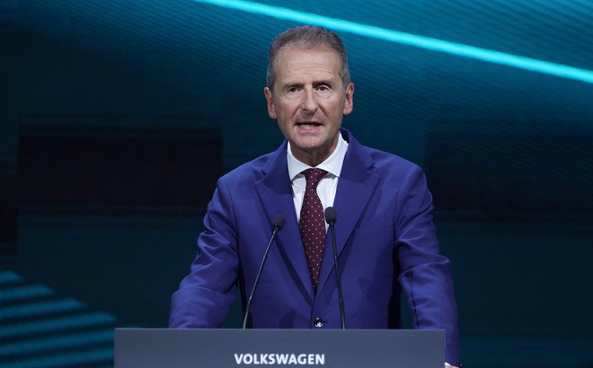 Herbert Diess presenetljivo odhaja z vrha Volkswagna.

FOTO: Ronny Hartmann Afp
