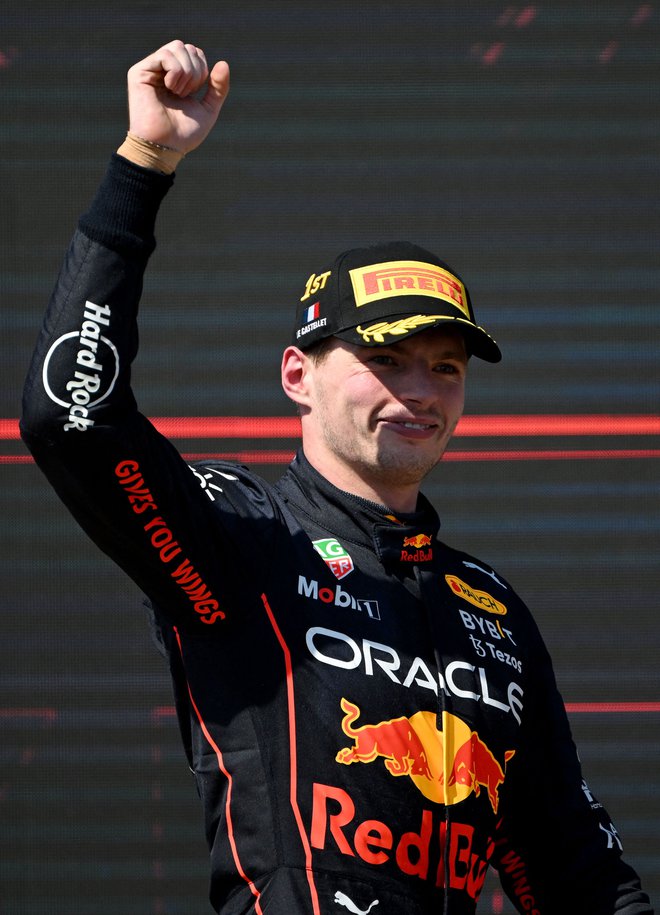 Max Verstappen bo po Franciji dirjal še na Madžarskem. FOTO: Christophe Simon/AFP
