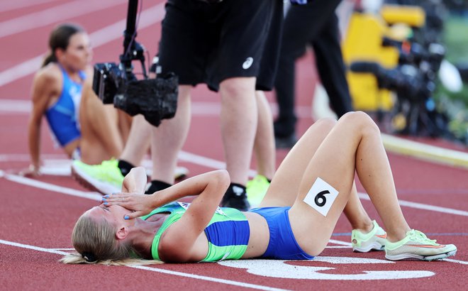 Anita Horvat je na svetovnem prvenstvu presegla cilje in še drugič v karieri tekla pod dvema minutama na 800 m. FOTO: Lucy Nicholson/Reuters
