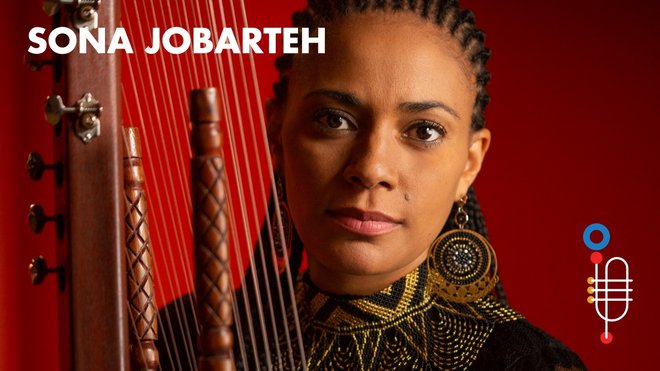 Sona Jobarteh je mojstrica kore, študirala je tudi violončelo, klavir in čembalo. Fotografije arhiv festivala Glasbe sveta
