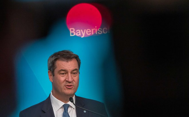 Bavarski premier Markus Söder se boji, da bi Bavarska zaradi zadnjih avstrijskih potez utegnila ostati brez plina. FOTO: Peter Kneffel/AFP

