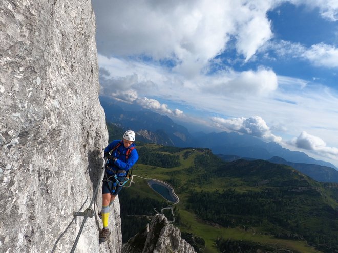 Adrenalinska ferata Däumling FOTO:&nbsp;Igor Sekne
