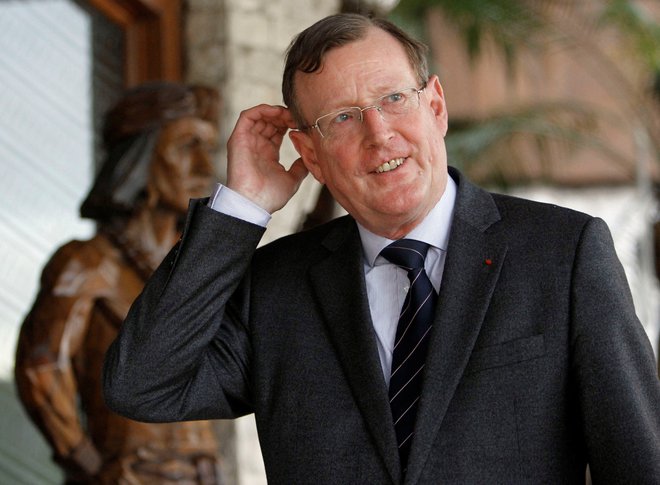 David Trimble si je leta 1998 z irskim politkom Johnom Humom razdelil Nobelovo nagrado za mir. FOTO: Romeo Ranoco/Reuters
