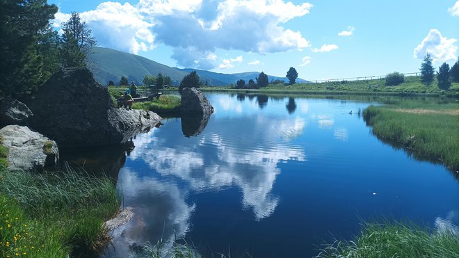 Windebensee je čudovito jezero umetnega izvora. FOTO: Mitja Felc
