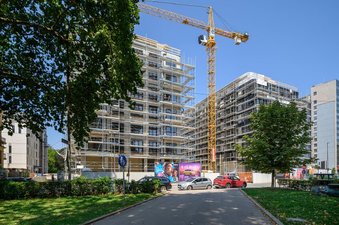 Kompleks Schellenburg raste na imenitni lokaciji med starim mestnim jedrom in parkom Tivoli. FOTO: Miran Kambič
