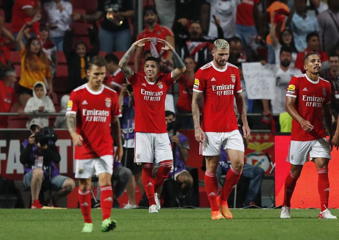 Benfica je najbolj priljubljeni portugalski klub. FOTO:&nbsp;Pedro Nunes/ Reuters
